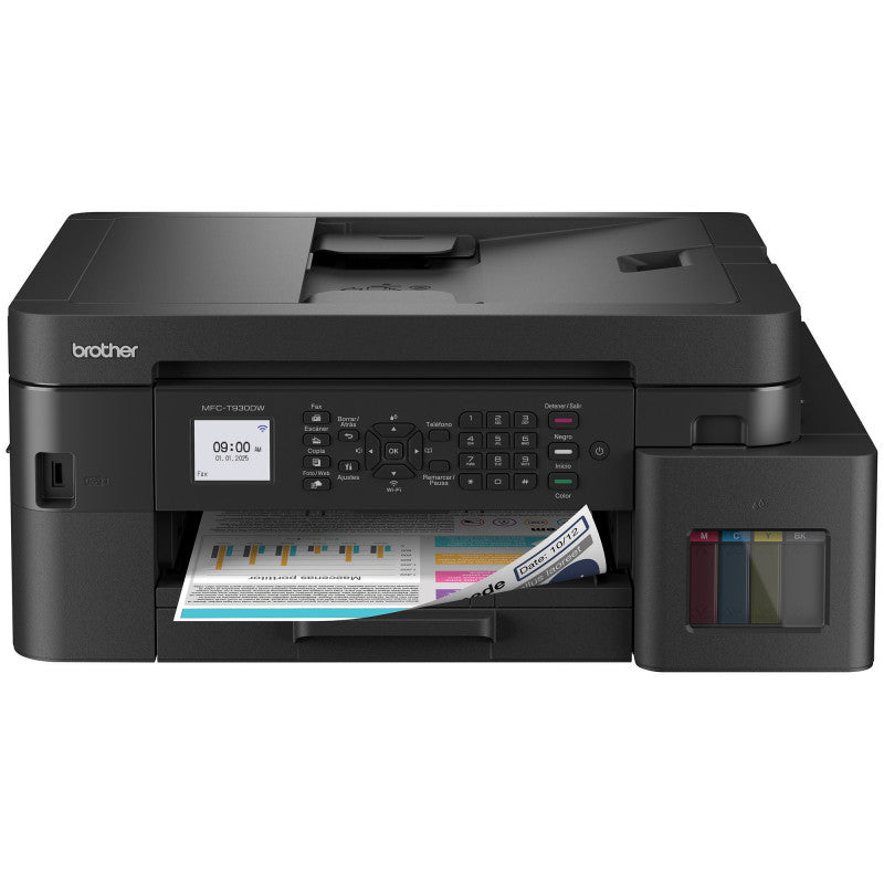 Impresora Brother Multifuncional MFC-T930DW Tanque de Tinta